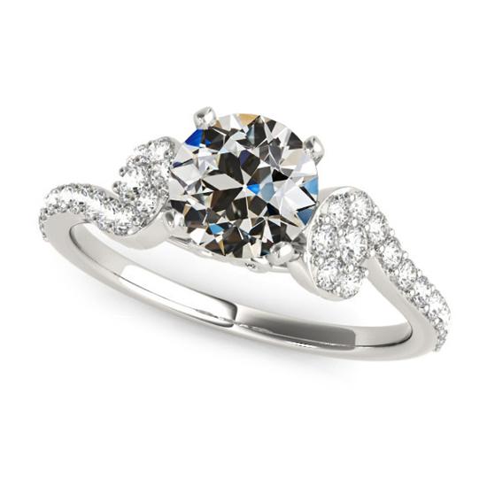 Anello di fidanzamento da donna Old Mine Cut Diamante 4 carati gioielli - harrychadent.it