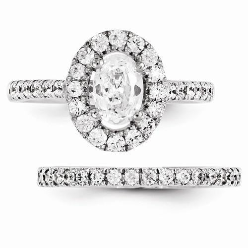 Anello di fidanzamento in oro bianco 14 carati con diamante da 1,80 ct - harrychadent.it