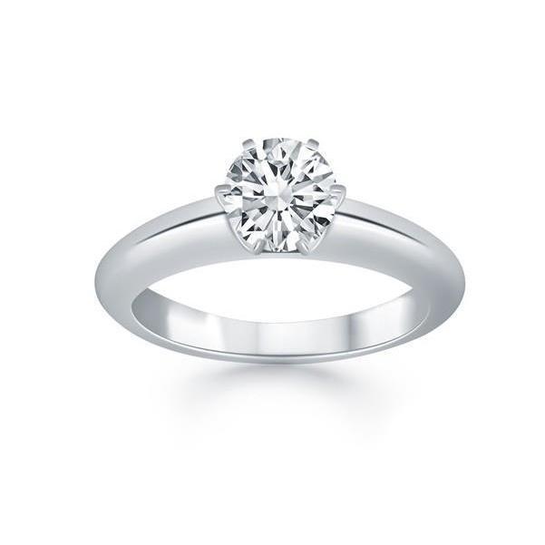 Anello di fidanzamento in oro bianco con diamante solitario da 1,75 ct - harrychadent.it