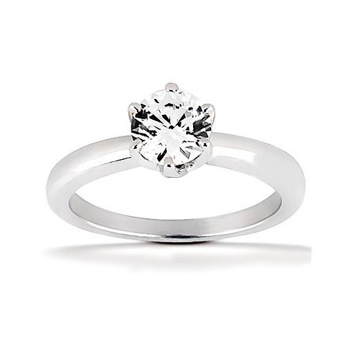 Anello di fidanzamento solitario con diamante da 0,75 carati stile polo - harrychadent.it