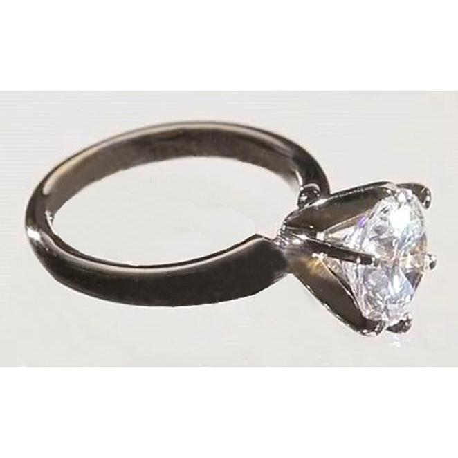 Anello di fidanzamento solitario con diamante da 1,50 carati in oro bianco 14 carati - harrychadent.it