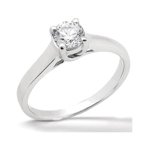 Anello di fidanzamento solitario con diamante rotondo da 2.51 carati - harrychadent.it