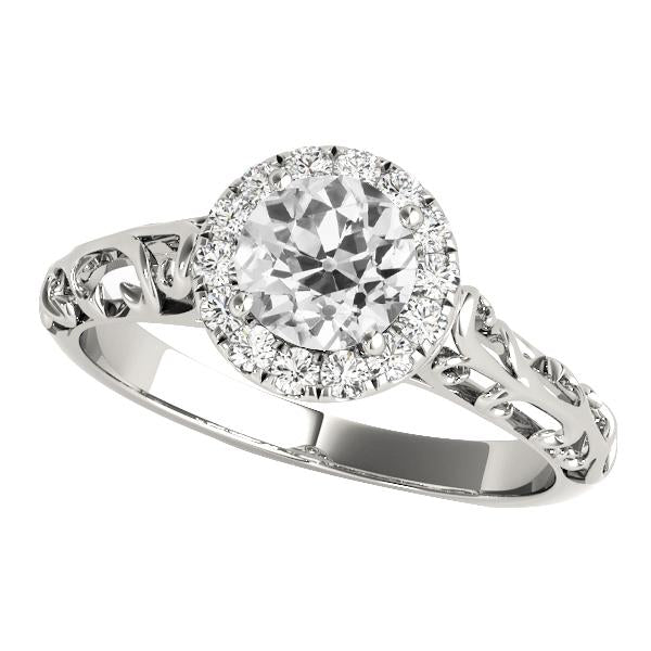 Anello in stile vintage con anello rotondo europeo antico con diamante 3,25 carati - harrychadent.it