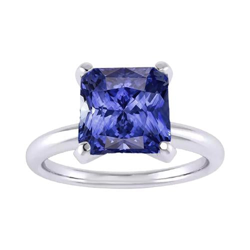 Anello solitario da donna Radiant Srilankan Sapphire Gemstone 2.50 carati - harrychadent.it
