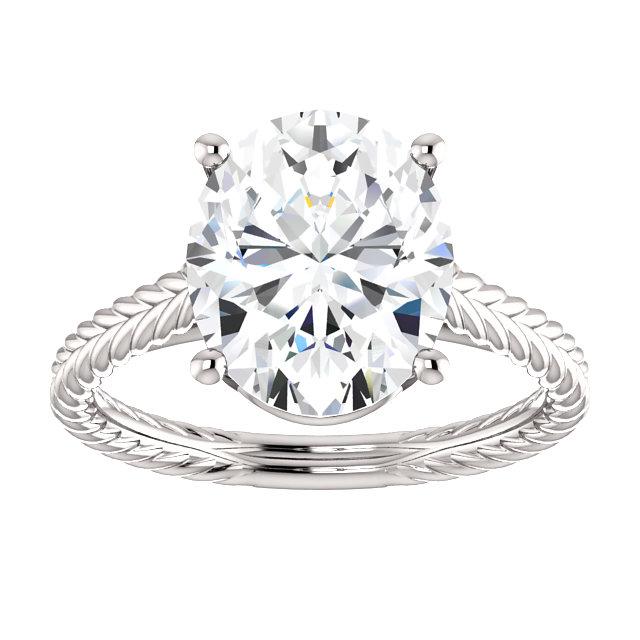 Anello solitario diamante 4 carati stile corda gambo gioielli donna - harrychadent.it