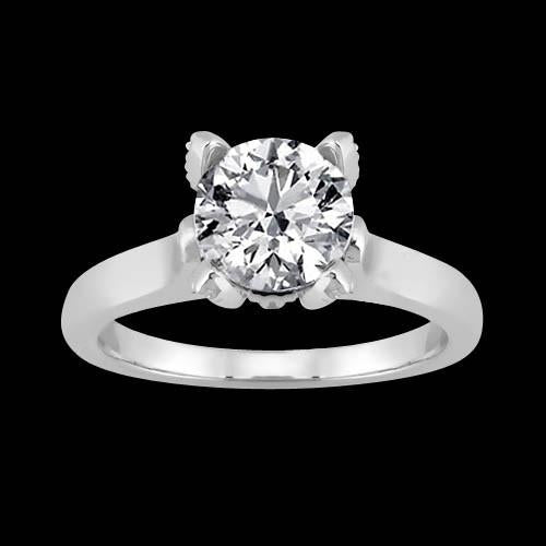 Anello solitario diamante rotondo 2.01 carati Nuovi gioielli - harrychadent.it