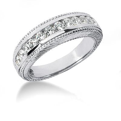 Bellissimo anello di fidanzamento con diamanti da 2.01 carati in oro bianco - harrychadent.it