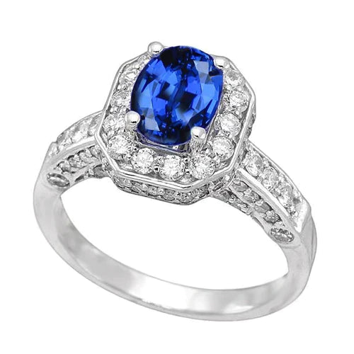 Blu Zaffiro Anello