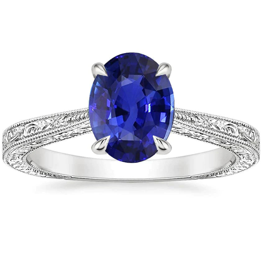 Blu Zaffiro Colore Anello