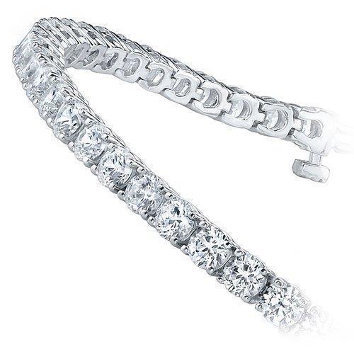 Bracciale Tennis con Diamanti Naturali Taglio Brillante 7.50 Carati WG 14K - harrychadent.it