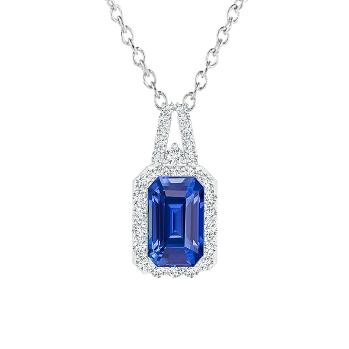 Orecchini Pendenti Goccia In Oro Giallo 18K Con Gemme Ovoidali E Diamanti Naturali 0.13 Ct