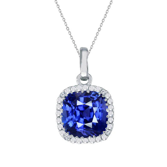 Ciondolo scorrevole in oro con pietre preziose e diamanti tondi 3,15 carati - harrychadent.it