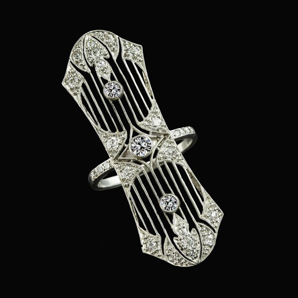 Anello da donna stile vintage rotondo vecchio minatore diamante 1,25 carati oro - harrychadent.it