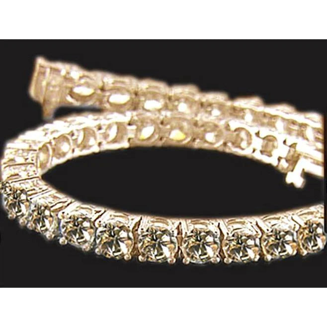 Diamante Champagne Bracciale Tennis