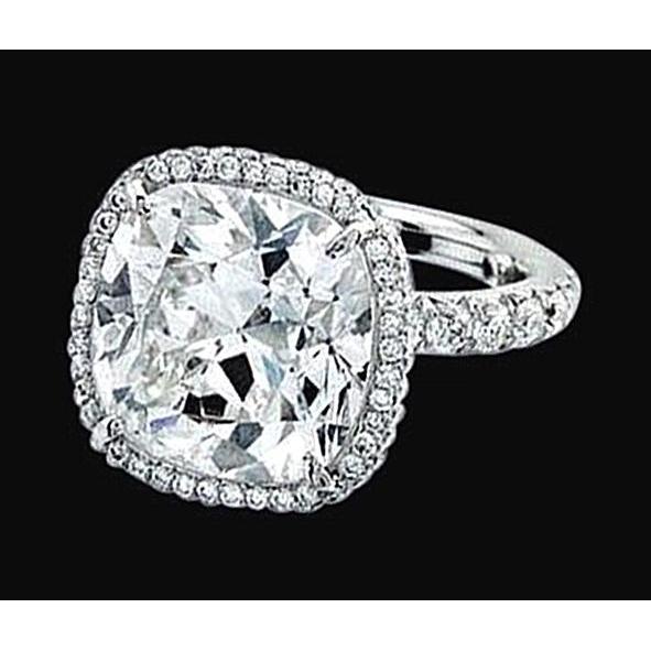 Diamante centrale taglio cuscino 2.55 ct. Anello di fidanzamento - harrychadent.it