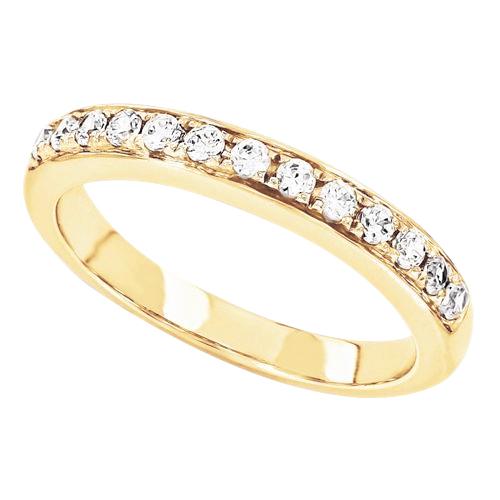 Fascia di diamanti 0,65 carati oro giallo 14 carati nuovi gioielli - harrychadent.it