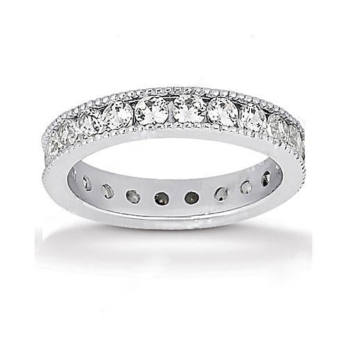 Fascia di fidanzamento 2.10 ct. Nuovi gioielli con diamanti rotondi - harrychadent.it