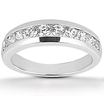 Fascia di fidanzamento con diamante genuino da 2 carati in oro bianco 14 carati Nuovo - harrychadent.it
