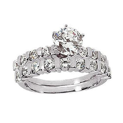 Fascia di fidanzamento con diamanti incastonata 1.70 carati Novità