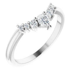 Fascia per anniversario di matrimonio con diamanti 0.75 carati Gioielli da donna