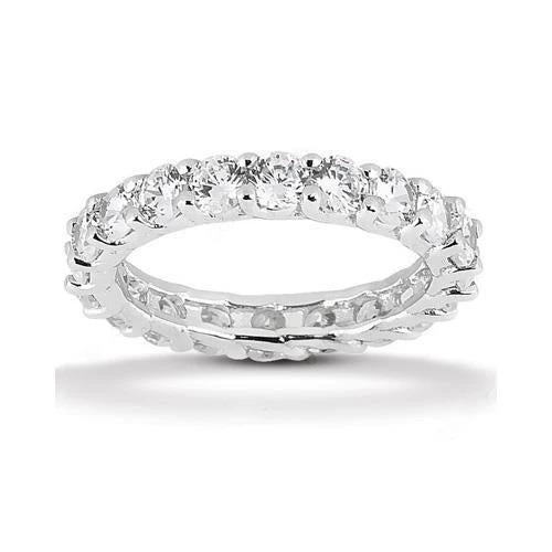 Fascia per l'eternità di fidanzamento con diamanti da donna 3 carati - harrychadent.it