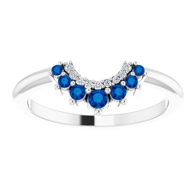 Fede nuziale diamante 1 carato zaffiri blu - harrychadent.it