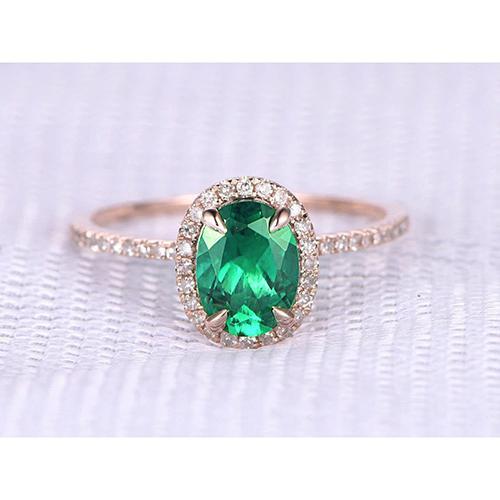 Fede nuziale verde smeraldo e diamante 5.45 carati - harrychadent.it