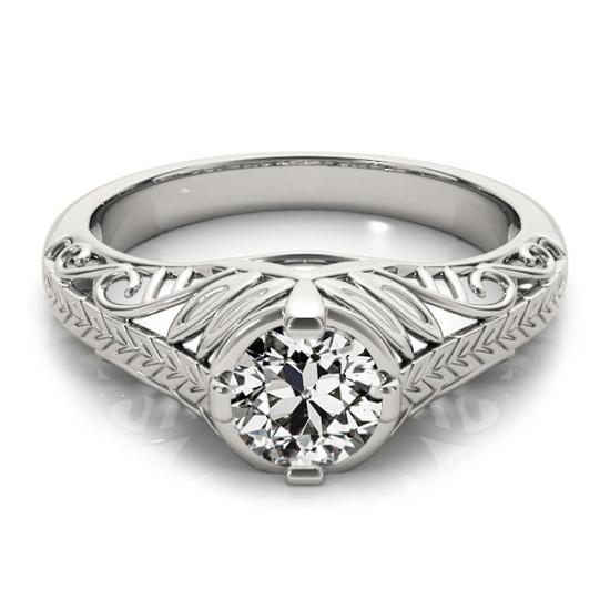 Gioielli con anello di diamanti taglio antico stile vintage oro 2,75 carati - harrychadent.it