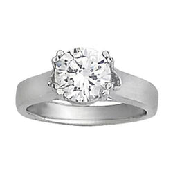 Gioielli con anello di fidanzamento solitario con diamante da 2 carati