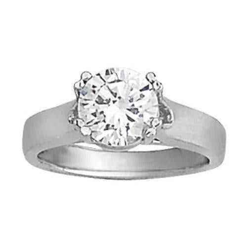Gioielli con anello di fidanzamento solitario con diamante da 2 carati - harrychadent.it