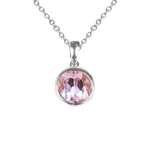 Gioielli in pietra preziosa con ciondolo solitario Kunzite rosa in oro bianco 14K 20 ct - harrychadent.it