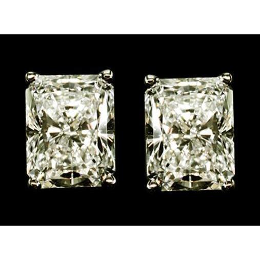 Grandi orecchini a lobo con diamante taglio radiante da 5 carati Novità - harrychadent.it