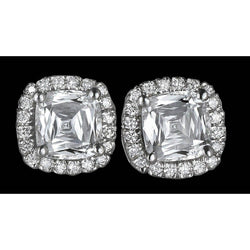 Halo Diamond Stud Orecchini Orecchini con diamanti naturali 2.25 carati