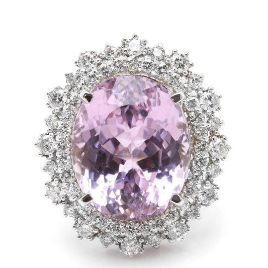 Kunzite Anello Cocktail