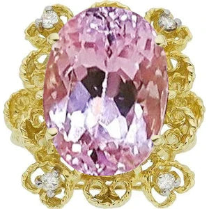 Kunzite Anello Cocktail