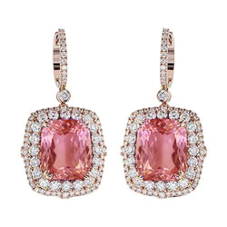 Kunzite Cristallo Orecchini