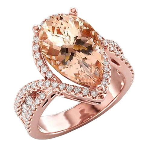 Morganite Anello Cocktail