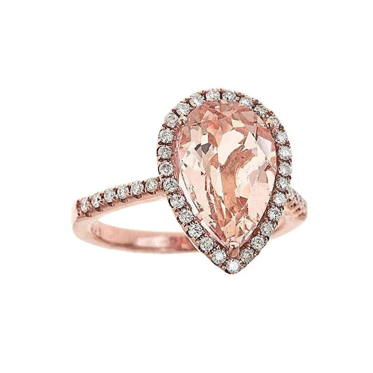 Morganite Anello Cocktail
