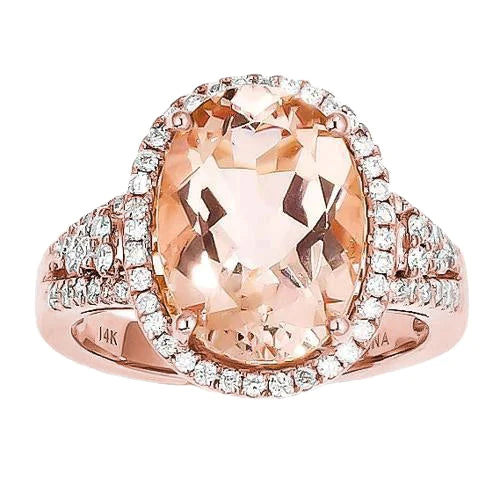 Morganite Anello Cocktail