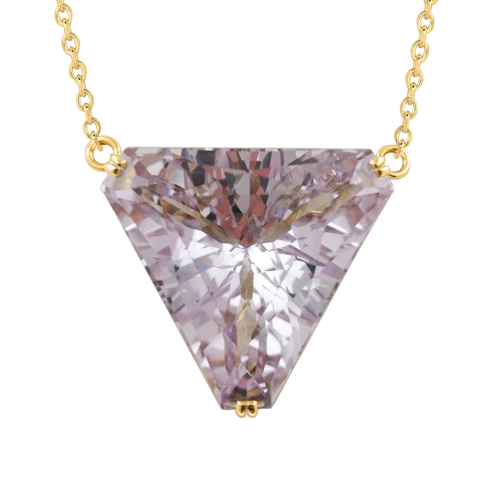 Naturale Kunzite Collana