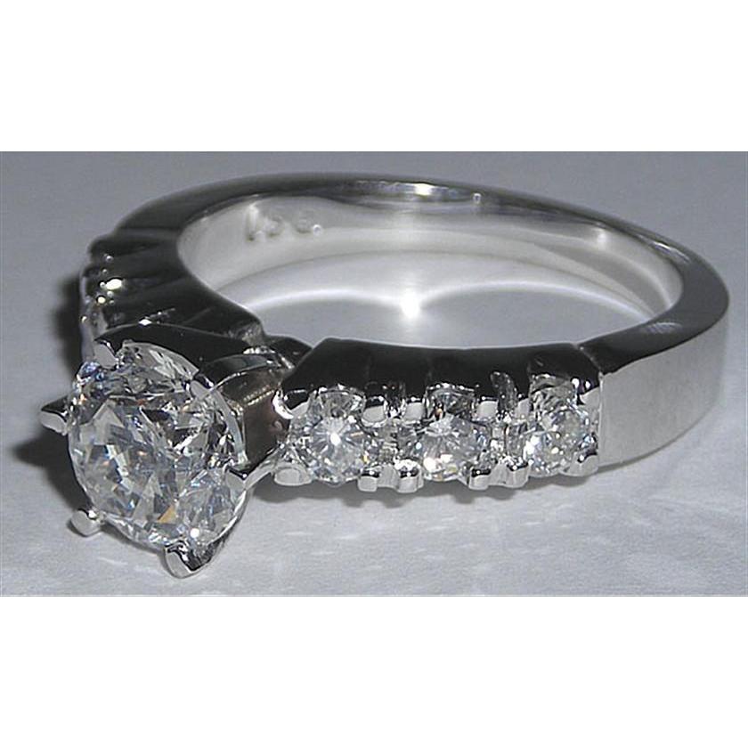 Nuovo anello di fidanzamento in oro bianco 14K con diamante da 1.61 ct - harrychadent.it