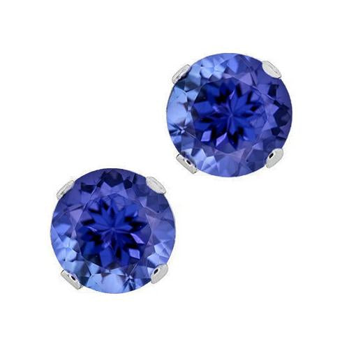 Orecchini Donna Oro Bianco 14K 5 Carati Tanzanite - harrychadent.it