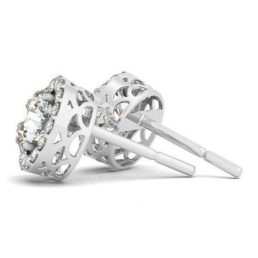 Acquista Orecchino da donna Gayatri in taglio Rotondo 0.5 Carati , Oro Rosso 375 Diamante Acquista Orecchino da donna Gayatri in taglio Rotondo 0.5 Carati , Oro Rosso 375 Diamante