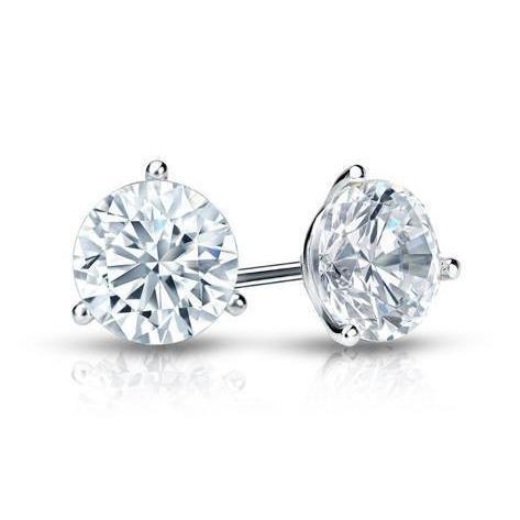 Orecchini Lady Studs con diamanti 2.00 carati oro bianco 14 carati - harrychadent.it