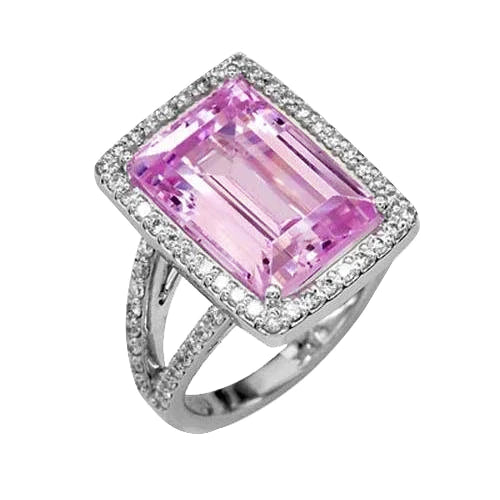 Rosa Kunzite Pietra Anello