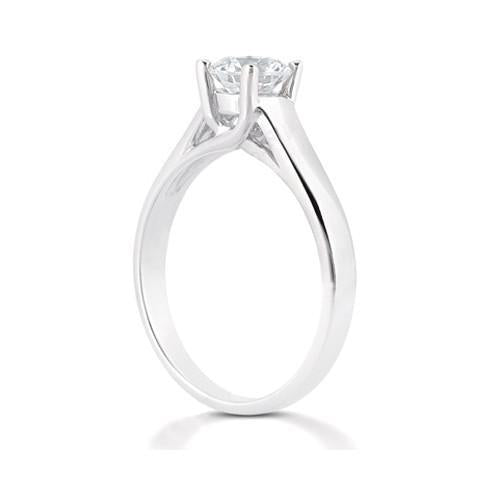Solitario diamante 1.01 ct. Anello di fidanzamento gioielli - harrychadent.it