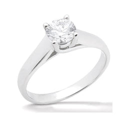 Solitario diamante 1.01 ct. Anello di fidanzamento gioielli