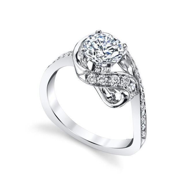 Splendido anello di fidanzamento con diamante taglio rotondo da 2.85 carati - harrychadent.it