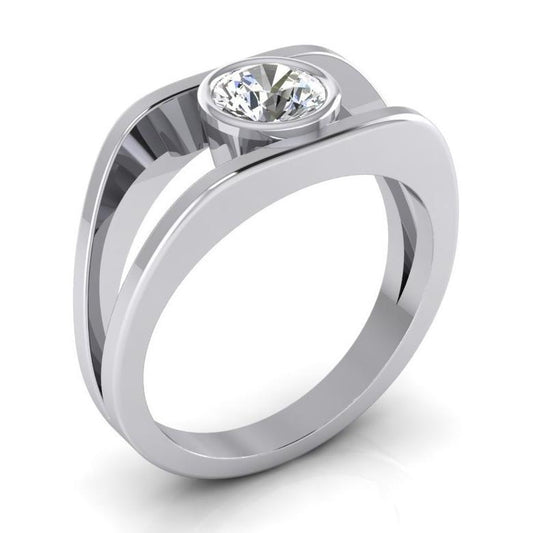 Splendido solitario con diamante anello anniversario gioielli 1 carato - harrychadent.it