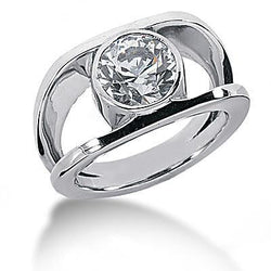 Splendido solitario con diamante anello anniversario gioielli 1 carato